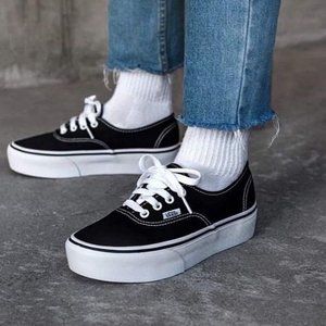 Vans Black White Authentic Ii Trainers | sdr.com.ec